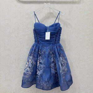 Zimmermann mermaid print slip dress